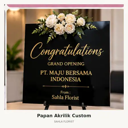 Papan Bunga Akrilik Konawe Selatan